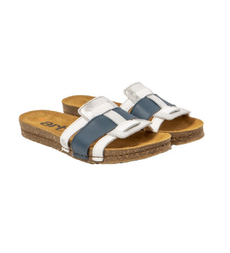 Art Leren sandalen 0259 Kreta blauw