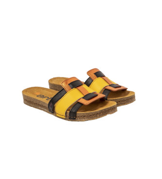 Art Leather Sandals 0259 Crete yellow