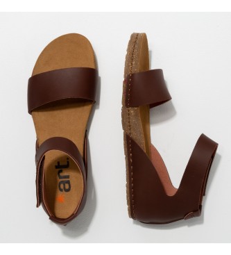 Art Leather sandals Cartago Brown-Pale Creta brown