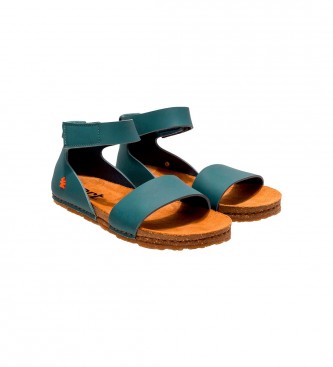 Art Lederen sandalen 0382 Kreta blauw