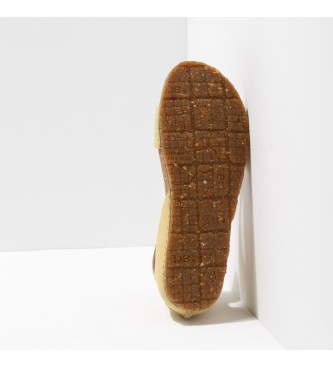 Art Cartago Wheat Creta yellow leather sandals