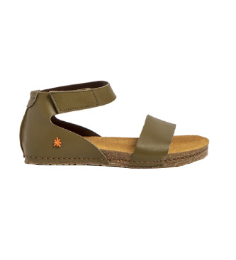 Art Leren sandalen 0382 groen Kreta