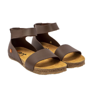 Art Leren sandalen 0382 bruin Kreta