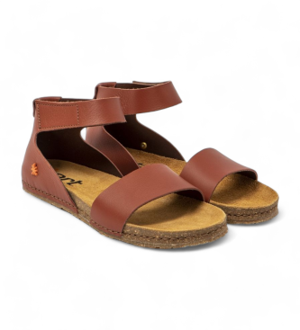 Art Leather Sandals 0382 brown Crete