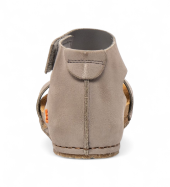 Art Skórzane sandały 0382 szare Creta