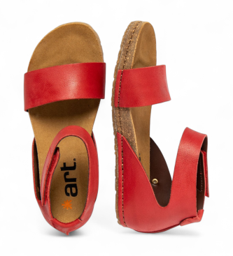 Art Skórzane sandały 0382 Crete red