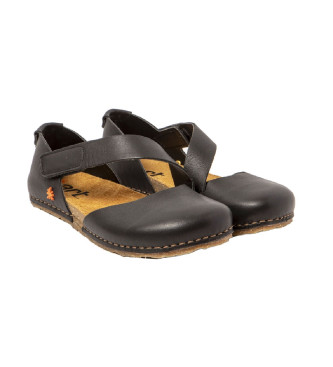 Art Leren sandalen 0384 Kreta zwart