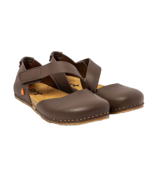 Art Usnjene sandale 0384 brown Crete