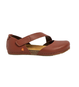 Art Leather Sandals 0384 brown Crete