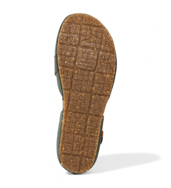 Art Leren sandalen 0384 groen Creta