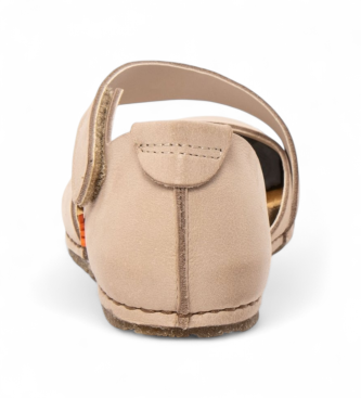 Art Skórzane sandały 0384 beżowe Crete