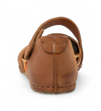 Art Skórzane sandały 0384 brązowe Crete