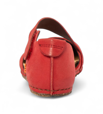 Art Skórzane sandały 0384 Creta czerwone