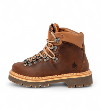Art Lederstiefeletten 0903 Air Alpine braun