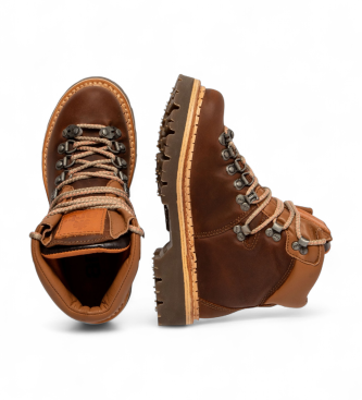 Art Lederstiefeletten 0903 Air Alpine braun
