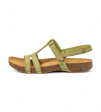 Art Leather Sandals 0946 I Breathe green