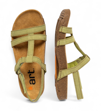 Art Leather Sandals 0946 I Breathe green