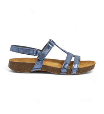 Art I Breathe Ledersandalen blau