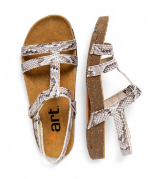 Art Usnjene sandale 0946S I Breathe white