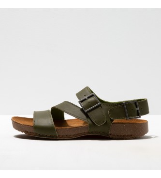 Art Sandalias de piel Grass Waxed Kaki I Breathe verde - Tienda Esdemarca  moda, calzado y complementos - zapatos de marca y zapatillas de marca