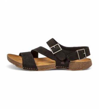 Art Sandalias de piel 0999 I Breathe negro