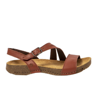 Art Leren sandalen 1045 roodachtig