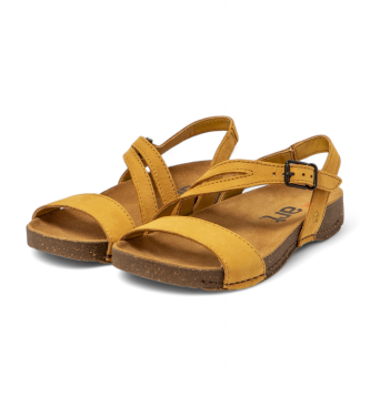 Art Skórzane sandały 1045 I Breathe żółte