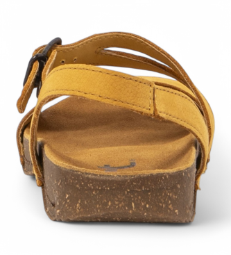 Art Skórzane sandały 1045 I Breathe żółte