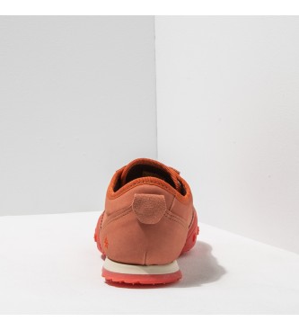 Art Zapatillas de piel Nobuck-W Blush Cross Sky naranja