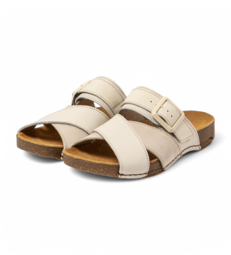 Art 1118 leren sandalen I Breathe beige