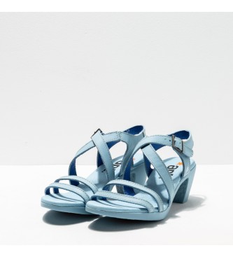 Art Leather sandals Grass Ipanema blue - Heel height 6cm - Esdemarca Store  fashion, footwear and accessories - best brands shoes and designer shoes