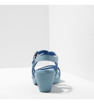 Art Leather sandals Grass Ipanema blue - Heel height 6cm - Esdemarca Store  fashion, footwear and accessories - best brands shoes and designer shoes