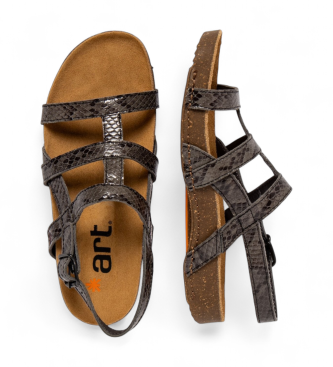 Art Usnjene sandale 1138S Breathe grey