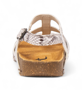 Art 1138S Skórzane sandały Breathe białe