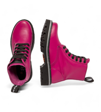 Art Botins em pele 1166 rosa