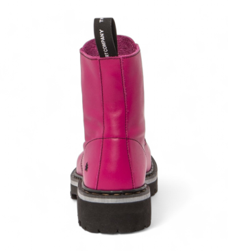 Art Botins em pele 1166 rosa