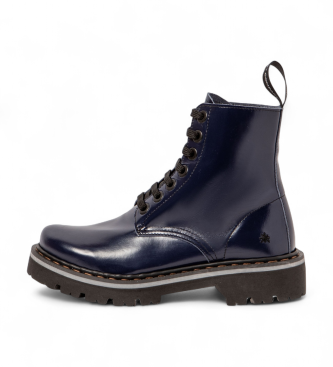 Art Skórzane buty do kostki 1166 Navy