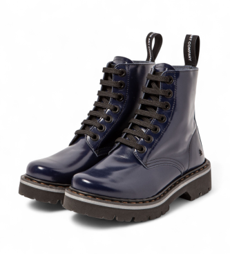Art Skórzane buty do kostki 1166 Navy