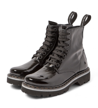 Art Botins em pele 1166 preto