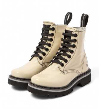 Art Leather Ankle Boots 1166 Marina beige