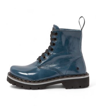 Art Botins em pele 1166 azul