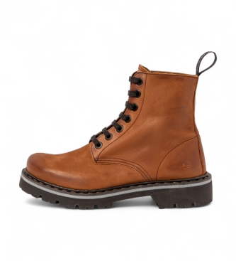 Art Skórzane buty za kostkę 1166 Marina brązowe