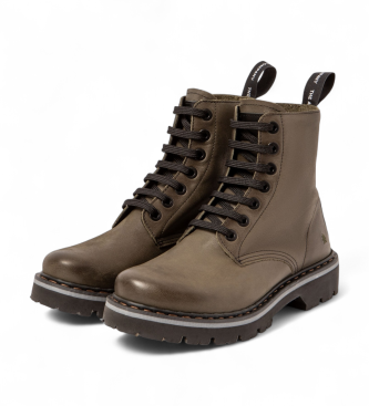 Art Botines de Piel 1166 Marina marrn verdoso