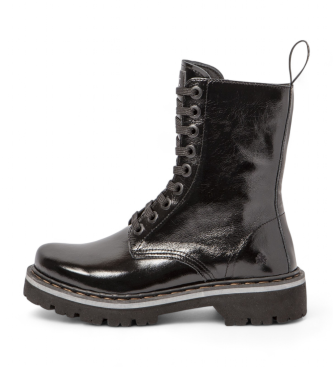 Art Botins em pele 1167 preto