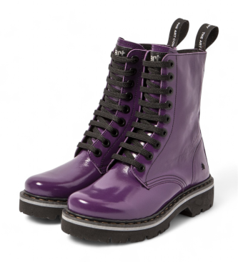 Art Lilac leather ankle boots 1167