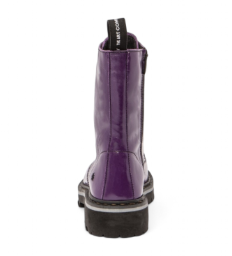 Art Lilac leather ankle boots 1167