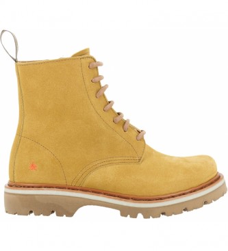 Art Soma 1199 yellow leather ankle boots