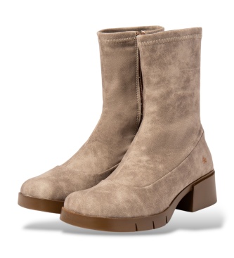 Art Stiefeletten aus Leder 1275 Warschau beige