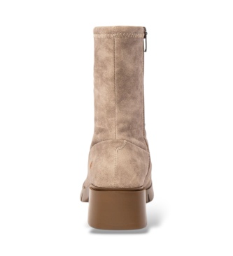 Art Stiefeletten aus Leder 1275 Warschau beige