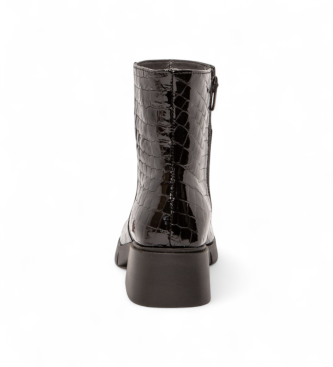Art Botines de Piel 1284 Varsovia negro